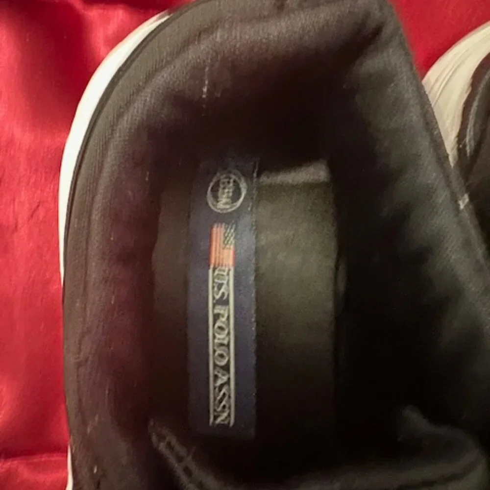U.S. Polo Assn. women's black sneakers Women's size‎ 6.5